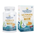 Nordic Naturals Ultimate Omega 2X Teen, Mansikka - 60 Mini Pehmeät geelit - 1120 mg Total Omega-3s EPA & DHA - aivojen terveys, positiivinen mieliala, sosiaalinen kehitys, oppiminen - ei-GMO - 30 Servings
