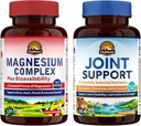 Vitalitown Magnesium + Glukosamiini Chondroitin MSM Bundle (Pack of 2) 
