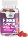 Kuitu Gummies aikuisille, sokeriton päivittäin 4g Gummy Fiber Supplement, Prebiootti Gummy Digestive Health Support - Kasvi perustuu liukoinen purut, Prebiootit tukee Säännöllisyys & Digestion - 60 Gummies