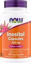 Now Foods Inositol 500 mg, Superior Myo Inositol Form, terveille kalvoille*, soluille*, tuki naisille* Kosher, sopii vegaaneille - 200 kasvissyöjälle kapselia (pakkaus 1)