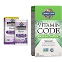 Puutarha Life Dr. Formuloitu Probiootit Mood+ Acidophilus Probiotic Supplement & Vitamiini B Complex - Vitamiini koodi Raw B Complex - 120 Vegaanikapselit