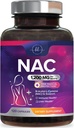 NAC Supplement - 1200 mg per tarjoilu N- Acetyl- L- Cysteine 