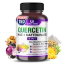Quercetin Supplement with bromelaiini, C-vitamiini ja sinkki, Nattokinaasi, NAC, Elderberry, Elderberry 8 in 1 Ultra antioksidantti Complex for Immuno Health .
