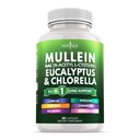 Mullein Leaf Extract for Lungs Cleanse NAC Supplement klorofylli Clorella Elderberry Ginger Licorice Astragalus Oregano Turmeric Support 90