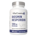 Diosmin Hesperidin 1200 mg Complex, 240 kapselia, Citrus Bioflavonoids Rich Fruit Extract, 100% kasvissyöjä, ei-GMO & Gluteeniton (180 laatikko 1)