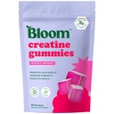 Bloom Creatine Monohydraatti Gummies, 5g per tarjoilu, sokeriton Creatine Gummy for Treenout, Strength, Cognitive Health & Lean Muscle Support, Gluteeniton & Non GMO, Berry Boost, 36 Gummies, 12 SVG