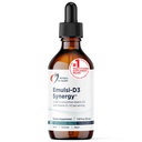 Designs for Health Emulsi-D3 Synergy 2000 IU D-vitamiini neste K-vitamiini - Emulgoitu neste D3 K2 Drops for Immuunijärjestelmän tuki & luun terveys - Gluteeniton + ei-GMO (55 Servings / 1.8oz)