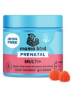 Paras pesä wellness Äiti Bird Prenatal Multi Plus - Prenatal Care Supplement tukee aivot & Ruoansulatus - Vegan Multivitamiini metyylifolaatti & enemmän - Mansikka, 60 Gummie (30 tarjoilua)