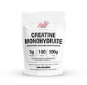SÄHKÖ ELINTARVIKKEET Kreatiini Monohydraatti Mikronoitu jauhe 500G - 100 tarjoilua, 5000 mg per tarjoilu (5 g) - miesten ja naisten lihasten kasvu & toipuminen - UNFLAVORED
