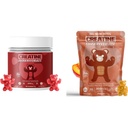 Kreatiini Monohydraatti Gummies Bundle ... Mansikka ja persikka ... 5000 mg per tarjoilu ...