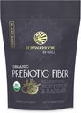 Sunwarrior Fiber Supplement Prebiootti Organic ... Vegaanikuitu Suklaatäyte Kasvi-Powered Gut Health Booster with Pure Ingredients for Digestive Harmony