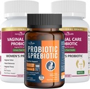 Naiset emättimen Probiootit + 100 miljardia Probiootit kanssa Organic Prebiootit Gut Ruoansulatus & Immuunit Health Bundle ...