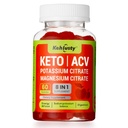 Keto ACV Gummies for Weight Loss Support, 8-in-1 Apple Sider Vinegar with B12, Electrolytes, Beet Root & Pomegranaatti ... tukee digestiota, aineenvaihduntaa ja painonhallintaa...