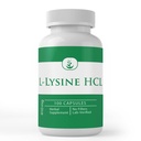 PURE ALKUPERÄISET AINEET L-Lysiini HCL (100 kapselia) aina puhdas, ei lisäaineita tai täyteaineita, Lab vahvistettu