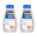 TÄRKEÄÄ Normaali vahvuus Antasidit tabletit - kalsiumkarbonaatti 500 mg - valikoitu hedelmän maku - 150 purutabletti (2 pakkaus)