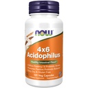 NYT Ruokalisät, Acidophilus 4X6, 4 miljardia Potenssi 6 Probiootti kanta, kanta todennettu, 120 Veg kapselia