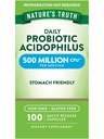 Nature's Truth Probiootit miesten ja naisten ... 500 miljoonaa PMY... 100 kapselia...