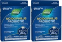 Nature's Way Acidophilus Probiotic Pearls,Supports Ruoansulatuskyky & Gut Health,Reduce satunnainen ummetus ja turvotus*,1 miljardia kulttuuria,30 Softgels,(Pack of 2)