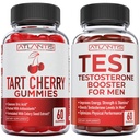 Atlantis Nutrition Tart Cherry 60 Gummies + Testosteroni Booster 60 Gummies