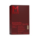 Mdrive Boost and Burn Testosteroni Booster and Fat Burner for Men, Energy, Strength, Stress Relief, KSM-66 Ashwagandha, Chromax, 60 kapselia