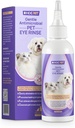 HICC PET-silmätipat 5.1 fl oz Silmätipat koirille ja kissoille Eläinlääkärin suosittelema koiran silmäinfektion hoito rauhoittaa allergiaa, vähentää kuivia silmiä vaaleanpunaiset silmät, lemmikkikyhmyjen puhdistusaine