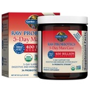 Garden of Life Raw Probiootit 5-päivä Max Care - 400 miljardia PMY - Probiootti jauhetta digestiivinen & Immuuni tuki - Banaani, 5 Tarjoukset