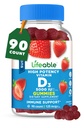 Elinkelpoinen sokeriton D-vitamiini 5000 IU - Great Makeuttava luonnollinen maku Gummy Supplement - Gluteeniton kasvissyöjä GMO-vapaa pureskeltava - Immuuneja tukea ja luun terveyttä - aikuisille - 90 Gummies