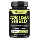 8in1 Cortisol Shield - Ashwagandha ja magnesium, Rhodiola Rosea, Lions Mane, Gingsen, ja 3 More - Rentoutuminen & lepo yön tuki & mielialan tasapaino - 60