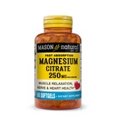 Mason Natural Magnesiumsitraatti 250 mg, nopea imeytyminen Softgels, 30 päivän toimitus