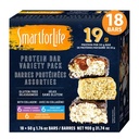 Smart for Life - High Protein, Low Sugar Bar Variety Pack, Gluteeniton Caramel Manteli, Suklaa ja Peanut Butter Chocolate Crunchy Meal Replacement Bars Toimii Cookie ruokavalio ei-GMO 18ct