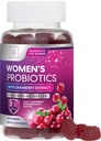 Probiootit naisille Gummies karpalo - 6 Premium kannat PH Balance - Naiset Probiootit digestiivinen terveys, emätin ja immuuni tuki, naisten probiootti feminiini terveys Gummy - 60 Gummies