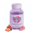 Lemme Creatiini Monohydraatti Gummies naisille ja miehille, 5g annos tukemaan lean lihas, vahvuus, elpyminen, kognitiivinen terveys, w/Ginseng imeytymistä, hapan mansikka, NSF Certified, 60 Gummies