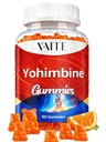 VAITE Yohimbine HCl Gummy 15mg - Sokeriton, ei-GMO Energy & Endurance Tuki miehille ja naisille, Antioksidantteja, Yohimbe Bark Extract, parantaa suorituskykyä - Tukee energiantuotantoa - 60 Gummy