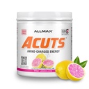 ALLMAX Nutrition AMINOCUTS (ACUTS), Amino-Charged Energy Drink Tauriini, L-karnitiini, Green Coffee Bean Extract, vaaleanpunainen sitruuna, 30 tarjoilua