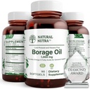 Natural Borage Oil Supplement 