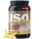 Ultimate Nutrition Whey Protein Isolate Powder with Glutamiini Complex, ISO Sensation 93 - Whey Protein Powder with added Colostrum for Enhanced Recovery, Immuniteetti & Gut Health - Banaani, 2lbs