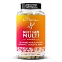 Seuraava Gen Multivitamiini naisille 22 Optimoituja vitamiineja immuniteetille, kauneus, aivot, energia, luut ja sydän C-vitamiini, D, E, K, rauta, B6 ja DHA - 60 Kasvissyöjä pehmeät kapselit (Pakkaus May Vary)