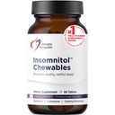 Designs for Health Insomnitol Chewables - Pureskeltava melatoniini - 200 mg L-Theanine, 5-HTP, B6-vitamiini + Inositol - Herkullinen sitruuna makupala täydentää - Vegan (60 tablettia)