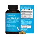 Korkea-Potency, Super EPA / DHA Fish Oil 750mg Essential Omega-3 rasvahapot ... EPA & DHA ...