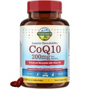 Terranics CoQ10 200mg, Coenzyme Q10 täydentää Extra Neitsyt Olive Oil for Enhanced Absorption, Valmistettu Yhdysvalloissa, Tukee Heart Health, hapettumisenesto, energian tuotanto, ei-GMO, 120 Softgels