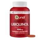 Qunol Ubiquinol CoQ10 100mg Softgels, Qunol Mega Ubiquinol 100mg - Superior Imeytyminen - Aktiivinen muoto Coenzyme Q10 Heart Health - 2 kuukauden tarjonta - 60