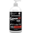 Finest for Lemmikkieläimet Wild Alaskan Salmon Oil for Dogs & Cats - Omega 3 Fish Oil Pollock & Salmon for Sensitive Skin & Coat Health. EPA & DHA Helppo kutina, tukee Joint, Immuuni ja sydän terveys (32oz)