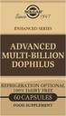 Solgar Advanced Multi-Billion Dophilus, 60 Vihanneskapselit - Tukee Terve suoliston Flora - 5 miljardia mikro-organismia per Serving - Gluteeni, maito, laktoosi ja maito No - Kasvisruoka - 60 tarjoilua