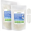 XPRS Nutra Liivate Koko 0 Erilliset kapselit - 1000 kreivi Tyhjä Tyhjä Kapselit Erotettu laukut - Koko 0 Liivate Clear Gel Caps for DIY täydennysosa Täyttö