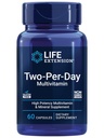 Life Extension Two-per-Day Multivitamiini - sydän-, aivo-, verisuoni- ja soluterveydelle Eteerisiä vitamiineja ja kivennäisaineita hyvinvoinnille - kaksi per päivä - Gluteeniton