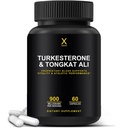 HUMANX Turkesterone & Tongkat Ali 900mg - Tukee energiaa, kestävyyttä ja lihasten hyödyntämistä ja kasvua - Turkesterone täydentää - Tongkat Ali Supplement - Long Jack Extract (Eurycoma Longifolia)