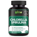 Lab Tested Spirulina ja klorella kapselit 1000 mg per tarjoilu- Purest Non-Ir säteilytetty sininen vihreä Algae - paras raaka kasvisproteiini - Green Superfood