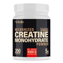 100% puhdasta kreatiini Monohydraattia Powder 200 tarjoilua, mikronoitua jauhetta, lihasten kasvua, makuamatonta, ihanteellinen urheilijoille & Fitness innostajille, kolmannen osapuolen laboratorio Testattu, Vegan, 1000 g