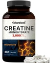NatureBell Creatine Monohydraatti Kapselit 3 000 mg per annos, 300 Count ... Mikronoidut, mauttomat Creatine pillerit...