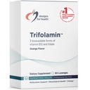 Designs for Health Trifolamin B12 + Folate Lozenges - 3000 mcg B12 (kolme lomaketta) + MTHF Methylfolate Supplement - Delicious Orange Flavor, Fast-solve Tabletit (60 Lozenges)